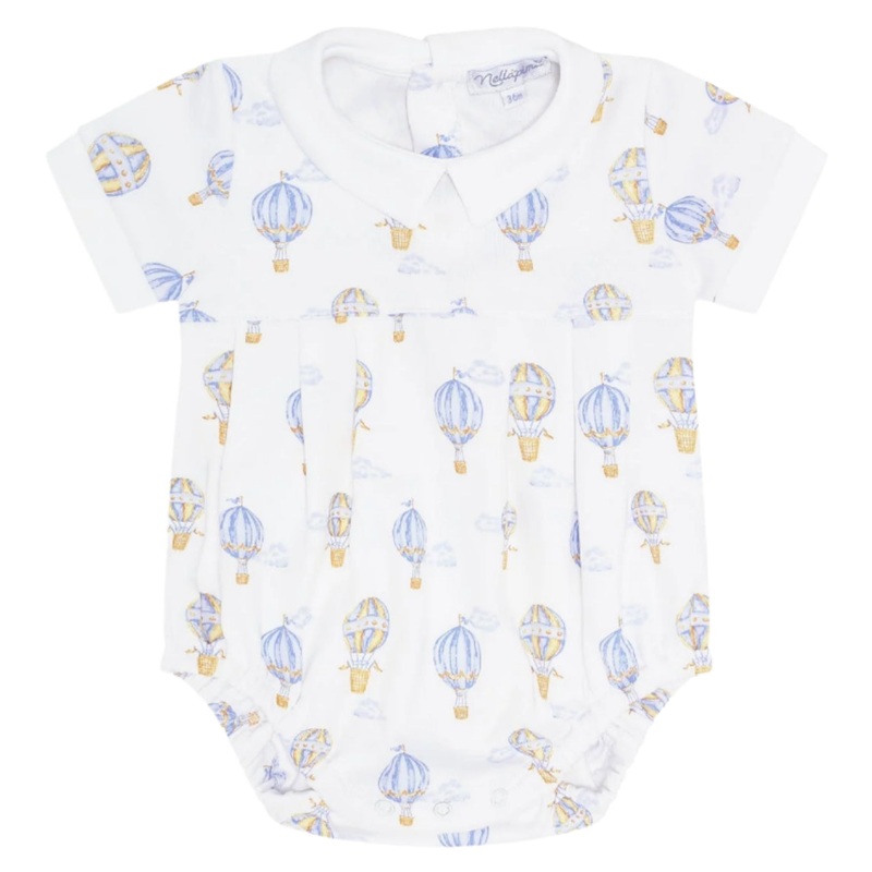 Blue Balloons Print Bubble
