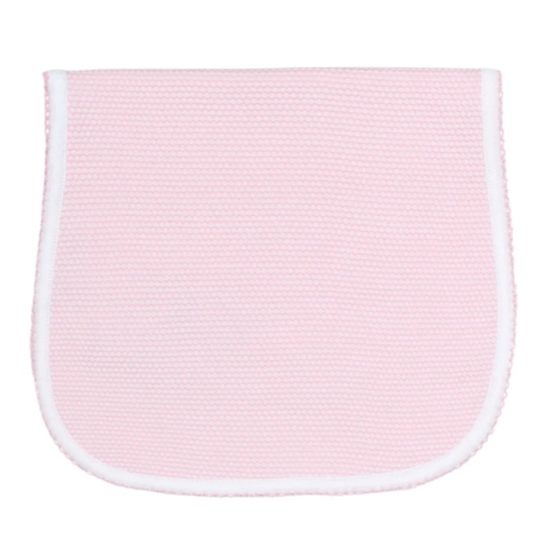 Pink Bubble Burp Cloth