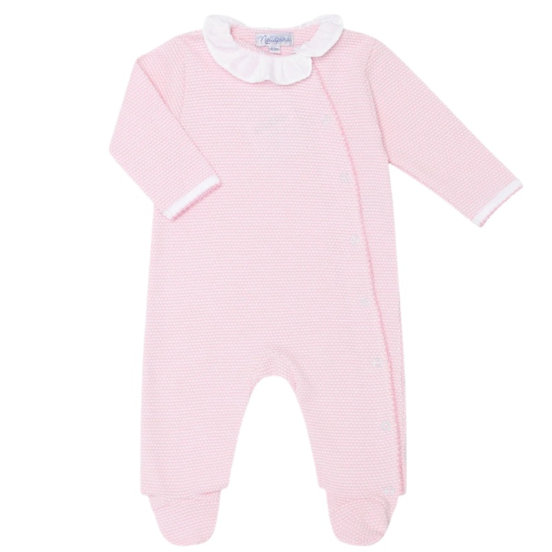 Pink Bubble Crossover Footie