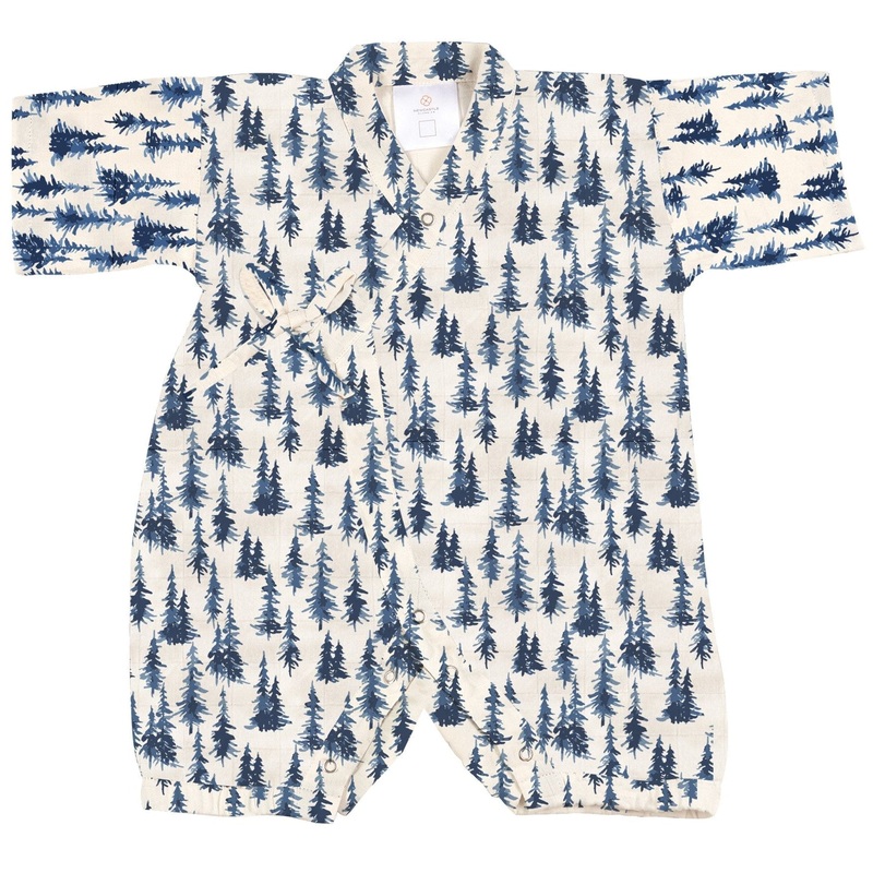 Indigo Forest Bamboo Newcastle Mini Kimono Jumpsuit