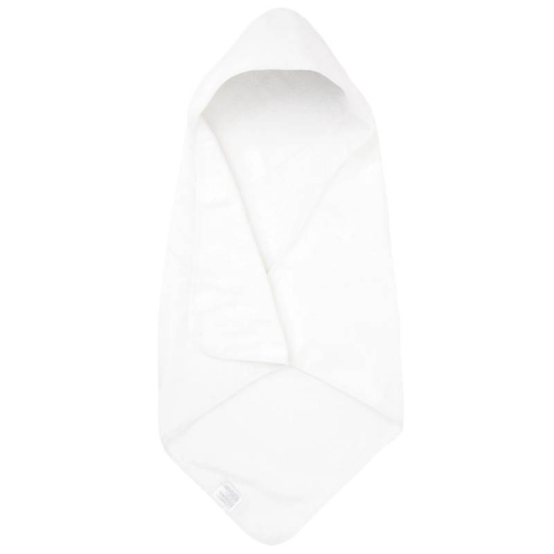 Infant Hooded Towel – White
