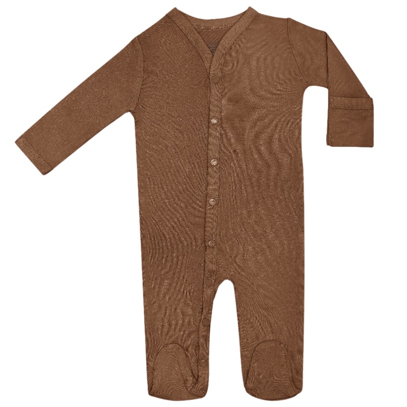 Bamboo Blend Footie – Caramel