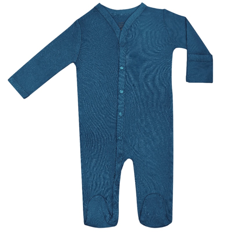 Bamboo Blend Footie – Marine