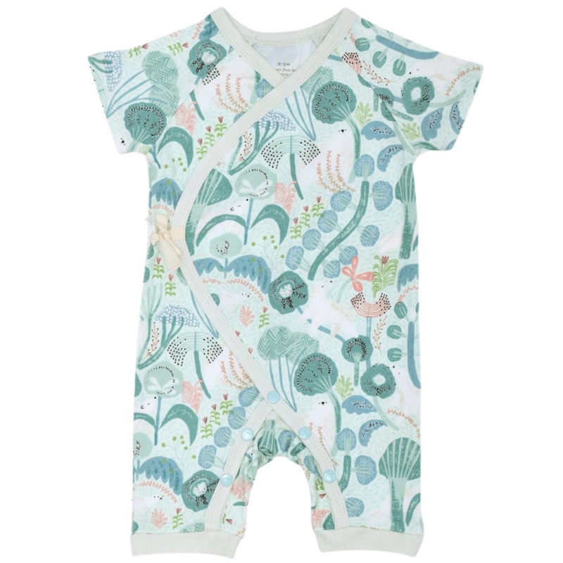 Bamboo Blend Kimono – Minty Bear Bloom