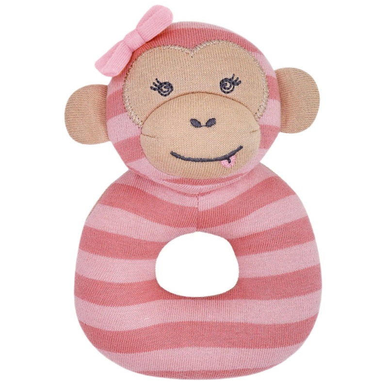 Maggie Monkey – Teething Rattle