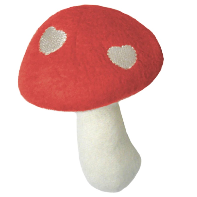 Mushroom Rattle – Red