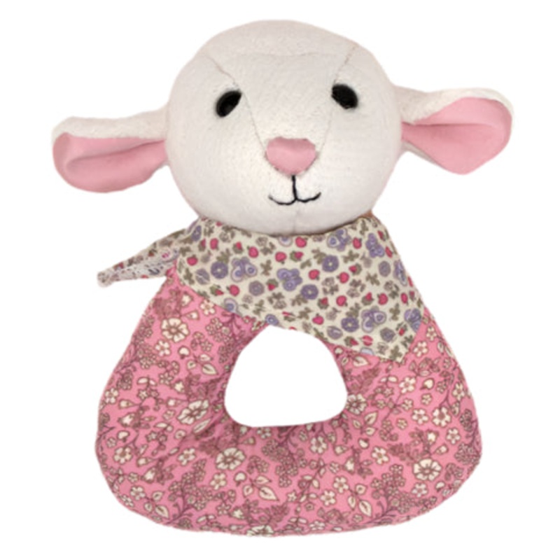 Patterned Rattle – Lamby