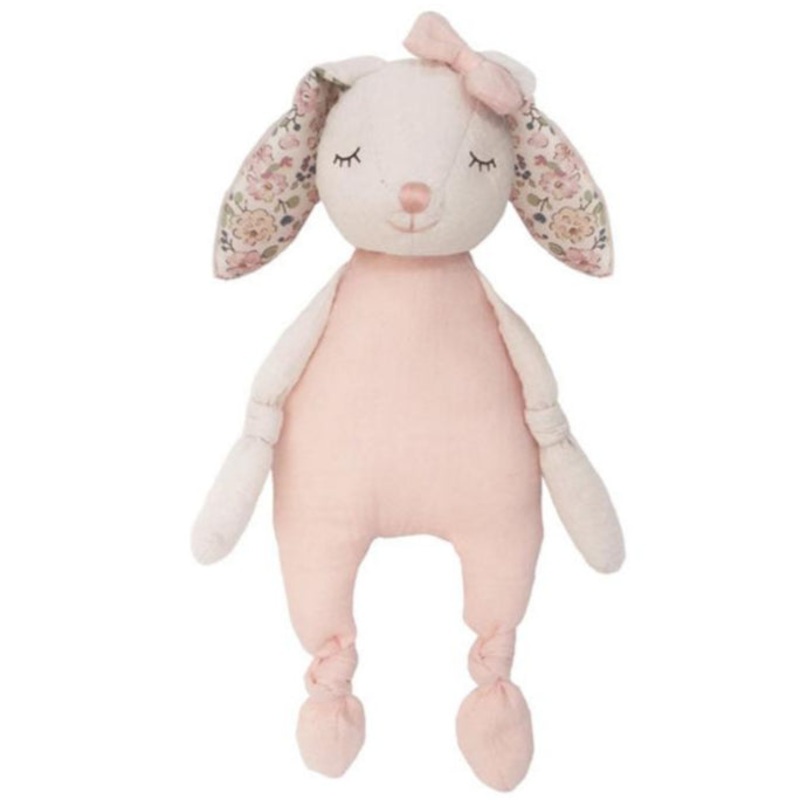 Petit Parisian Bunny Muslin Knotted Doll
