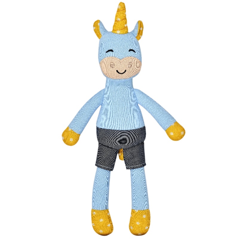 Tiny Dancing Unicorn – Blue