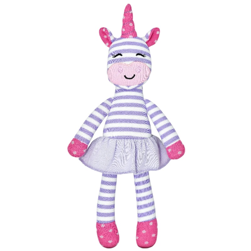 Tiny Dancing Unicorn – Purple Stripe