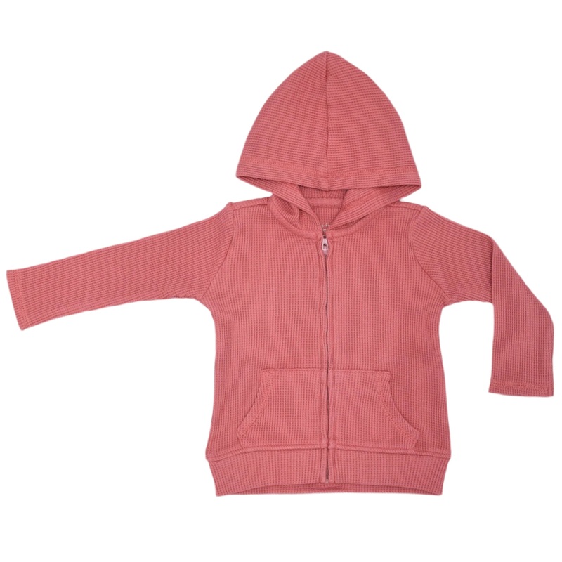 Waffle Hoodie – Terra Cotta