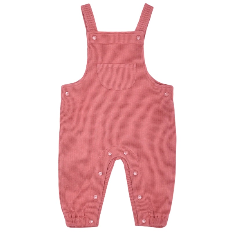 Waffle Overalls – Terra Cotta