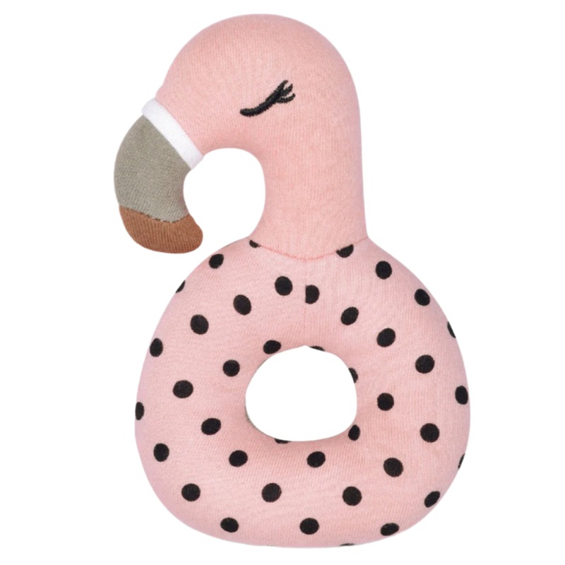 Franny Flamingo – Teething Rattle