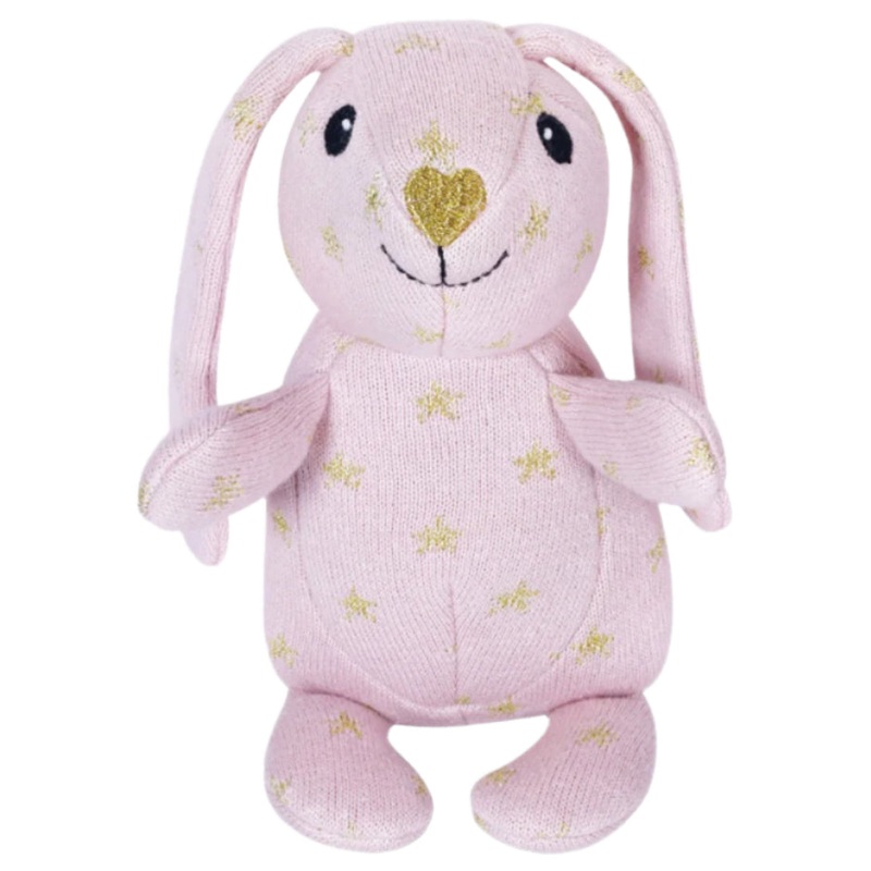 Knit Patterned Bunny Plush – Sparkle