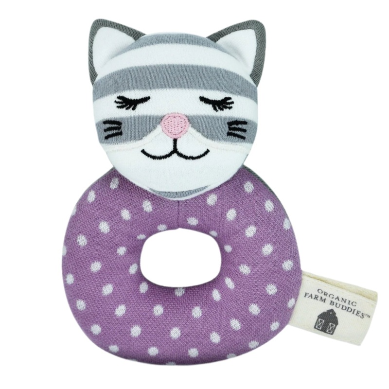 Maude the Kitty – Teething Rattle