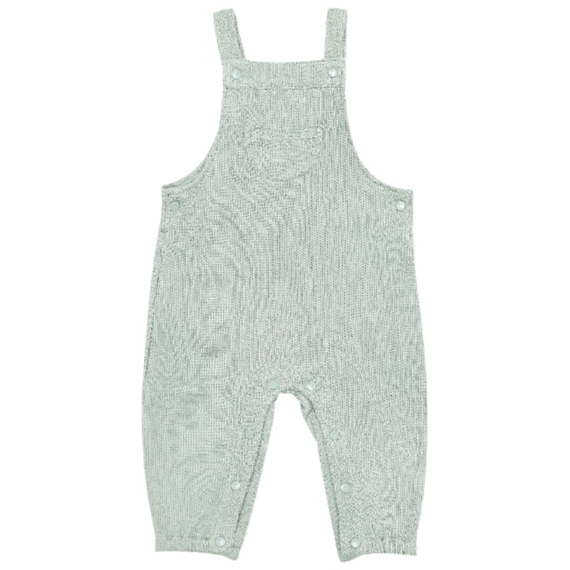 Waffle Overalls – Sage