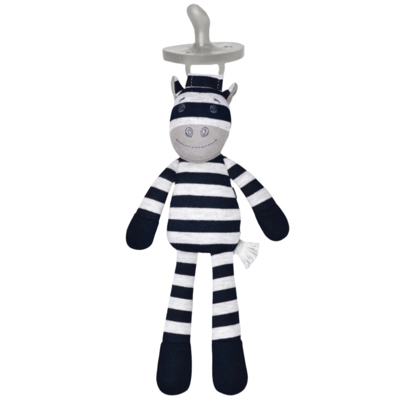 Ziggy Zebra – Pacifier Buddy