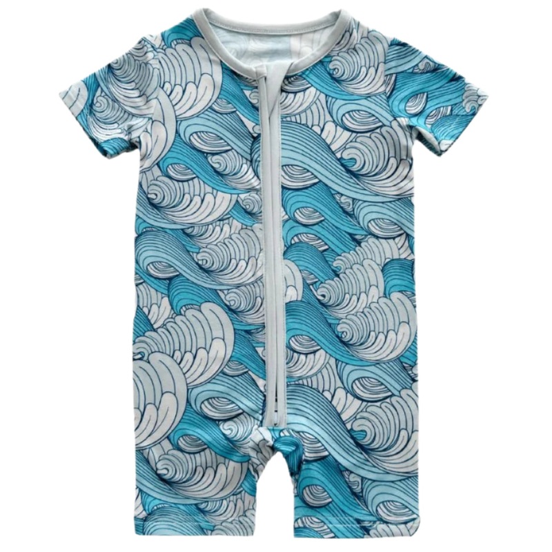 Bamboo Shorty Romper | Delmar