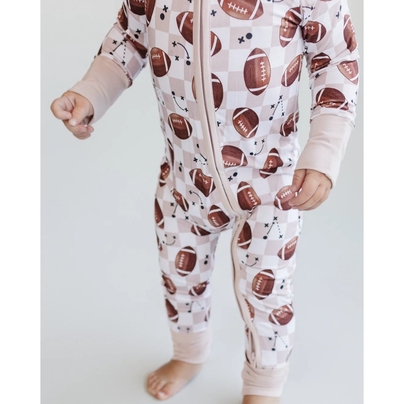 Bamboo Zip Romper | Game Day