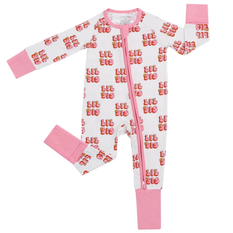 Bamboo Zip Romper | Lil Sis