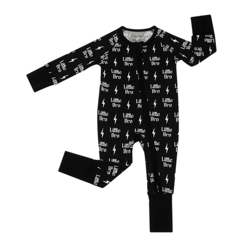 Bamboo Zip Romper | Little Bro