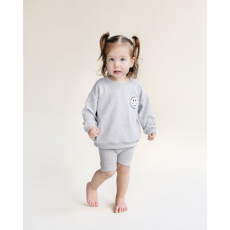 Biker Shorts Set | Gray