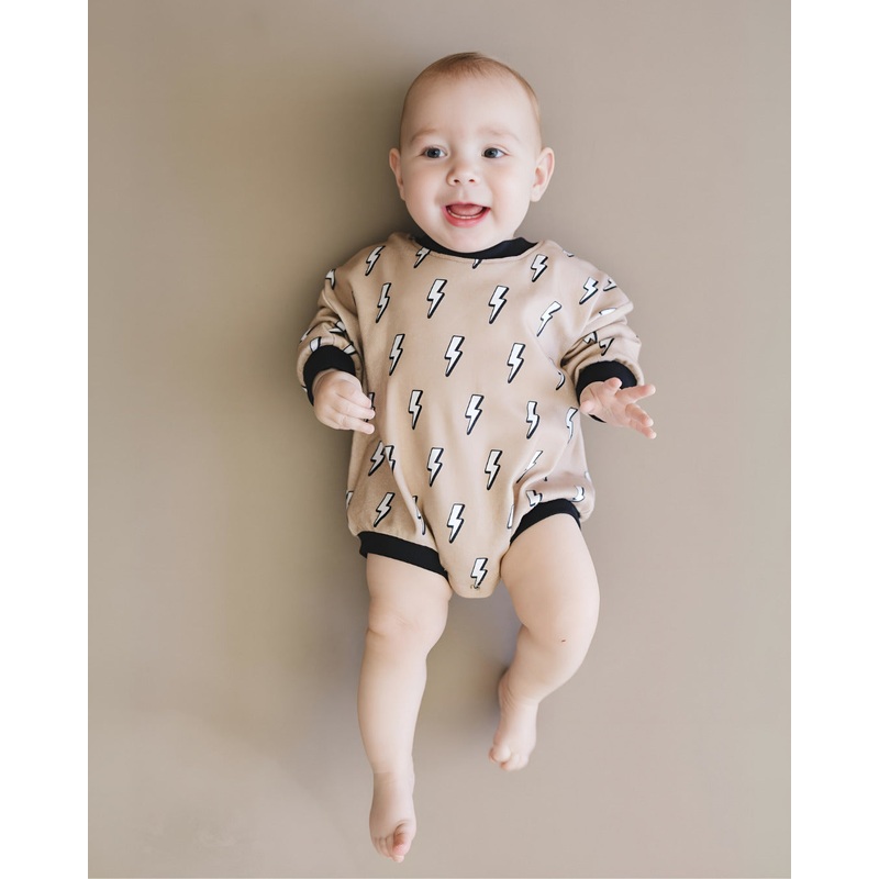 Bubble Romper | Lightning Bolt