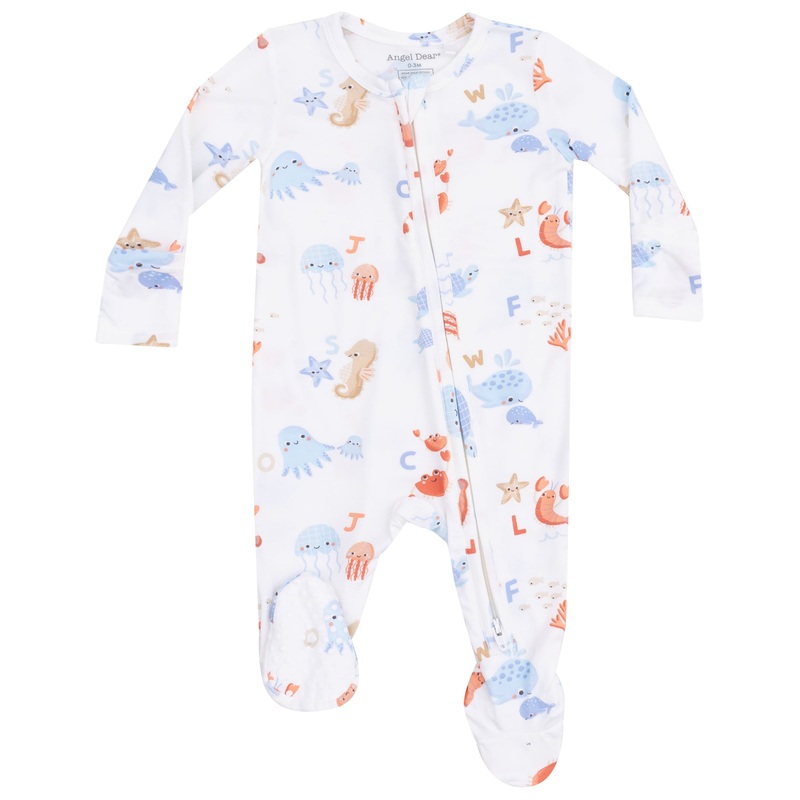2 Way Zipper Footie – Coastal ABCs