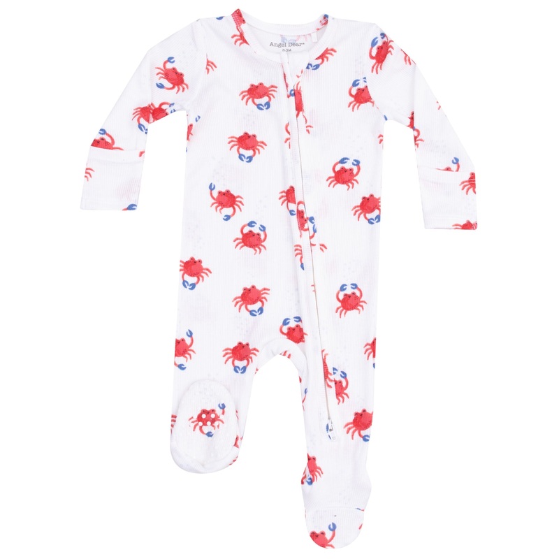 2 Way Zipper Footie – Crabby Cuties