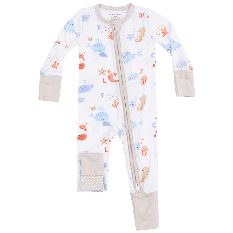 2 Way Zipper Romper – Coastal ABCs