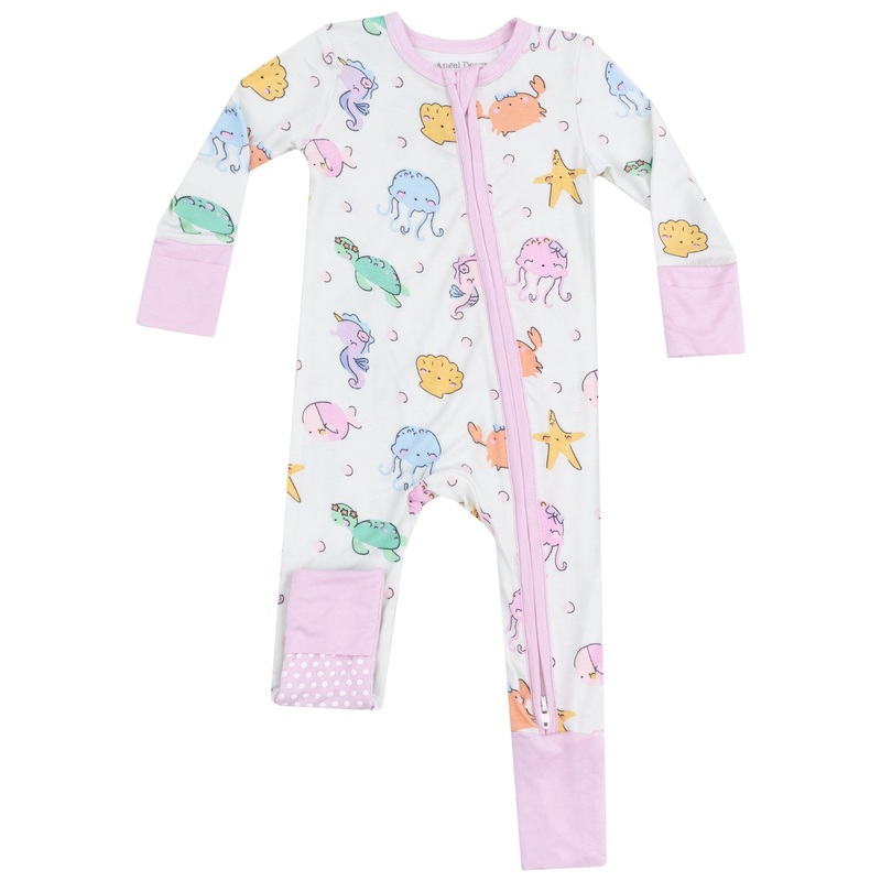 2 Way Zipper Romper – Cute Sea Creatures