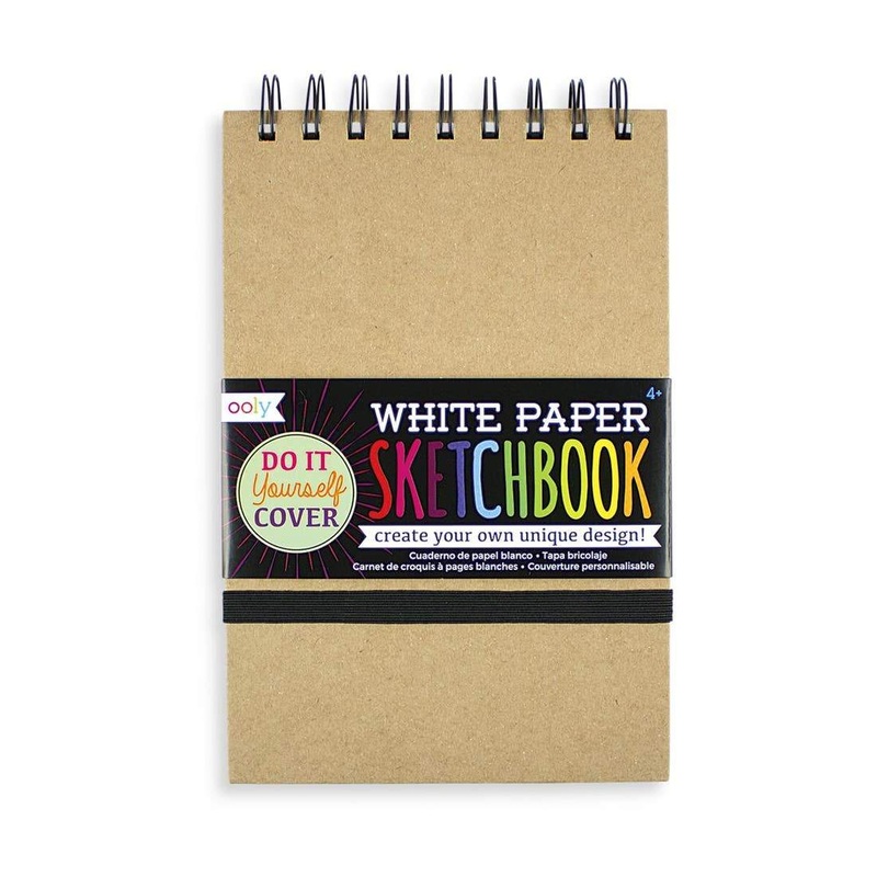 5 x 7.5 D.I.Y. Cover Sketchbook – White