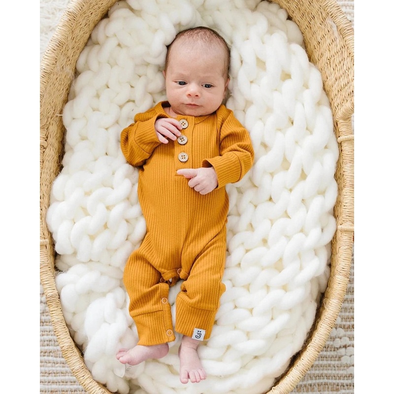 Organic Jumpsuit | Cinnamon