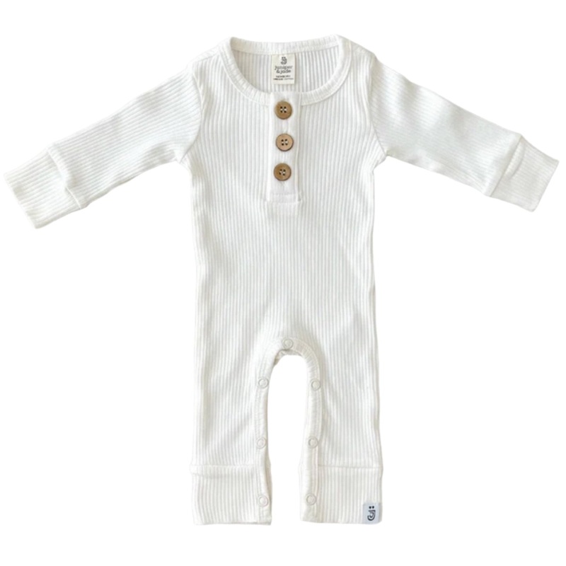 Organic Jumpsuit | Milk