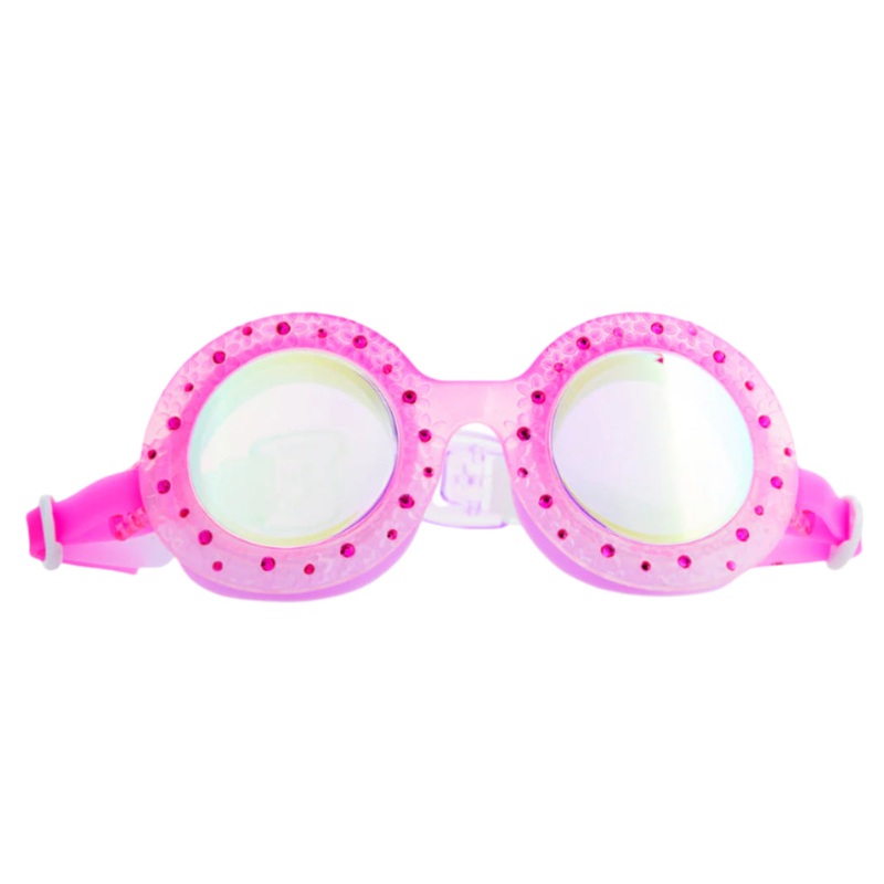 Blush Begonia Budding Flowers Girl Kids’ Swim Goggles