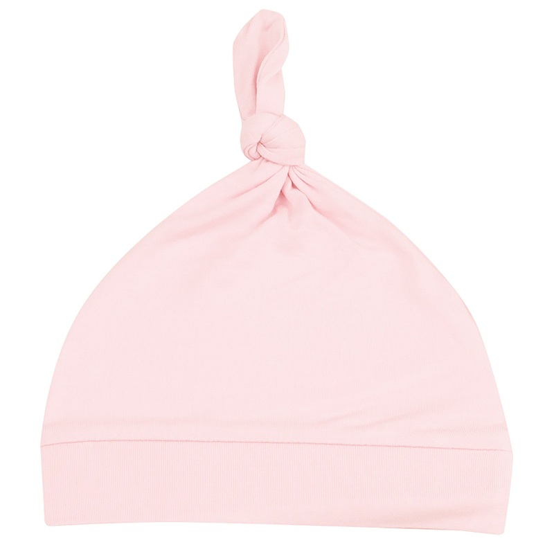 Knotted Hat – Solid Tickled Pink