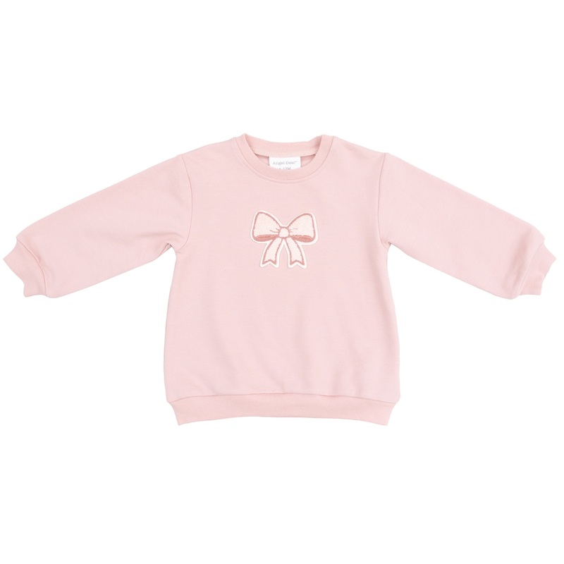 Oversize Sweatshirt with Applique- Bows and Ballet