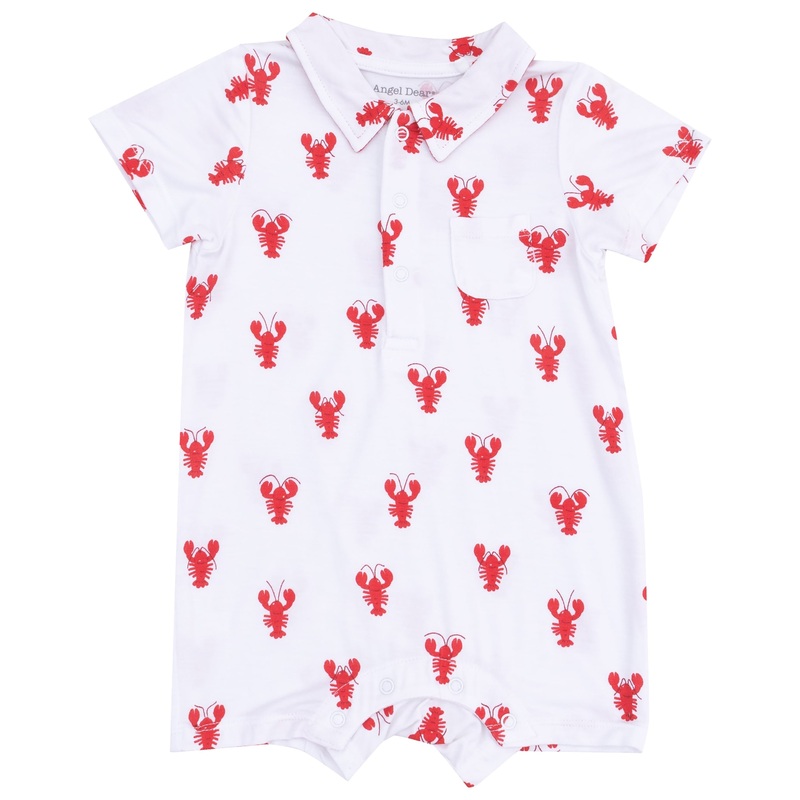Polo Shortie – Lobster Bamboo