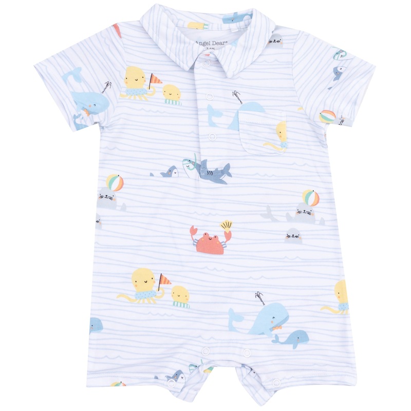 Polo Shortie – Sea Stripes