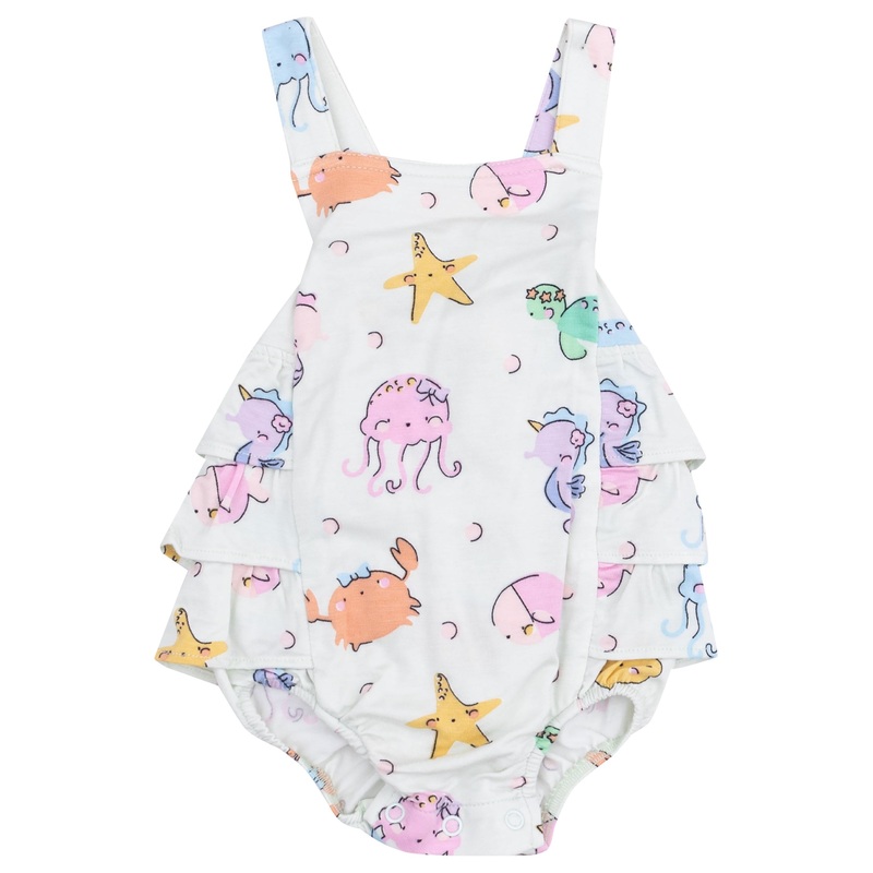 Ruffle Sunsuit – Cute Sea Creatures