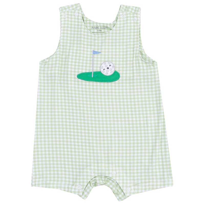 Sleeveless Shortie Romper – Golf Applique