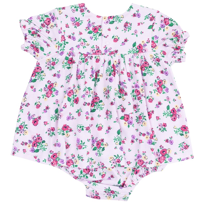 Smocked Ruffle Bubble with Skirt – Preppy Roses