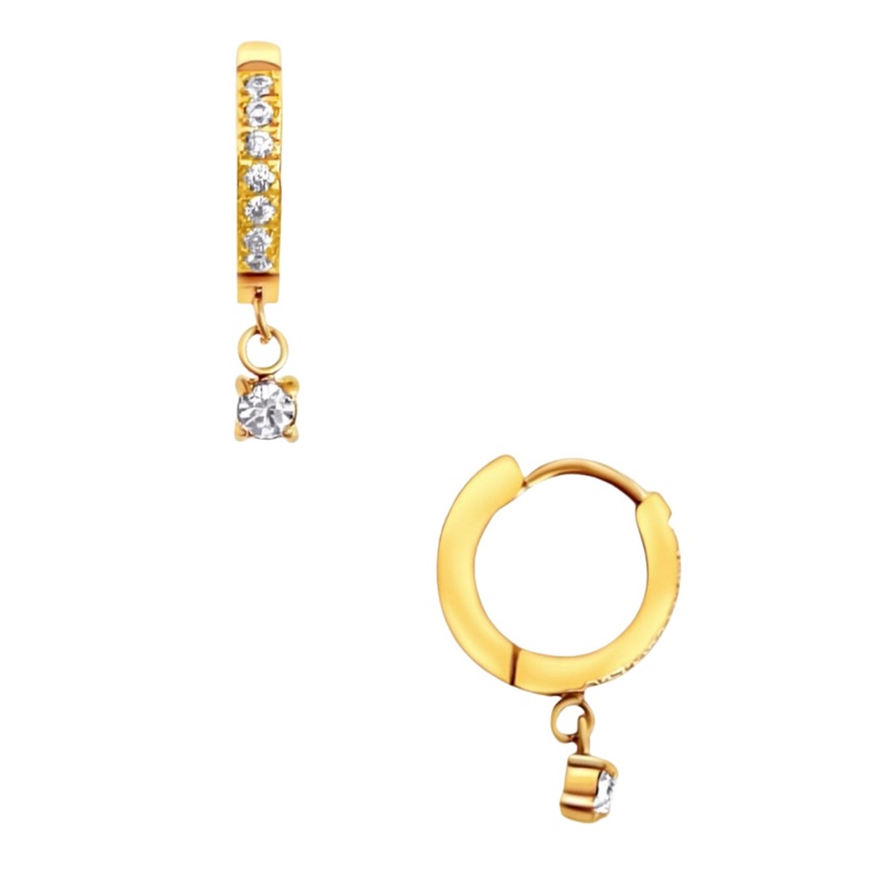 Alessia Huggie Hoop Earring