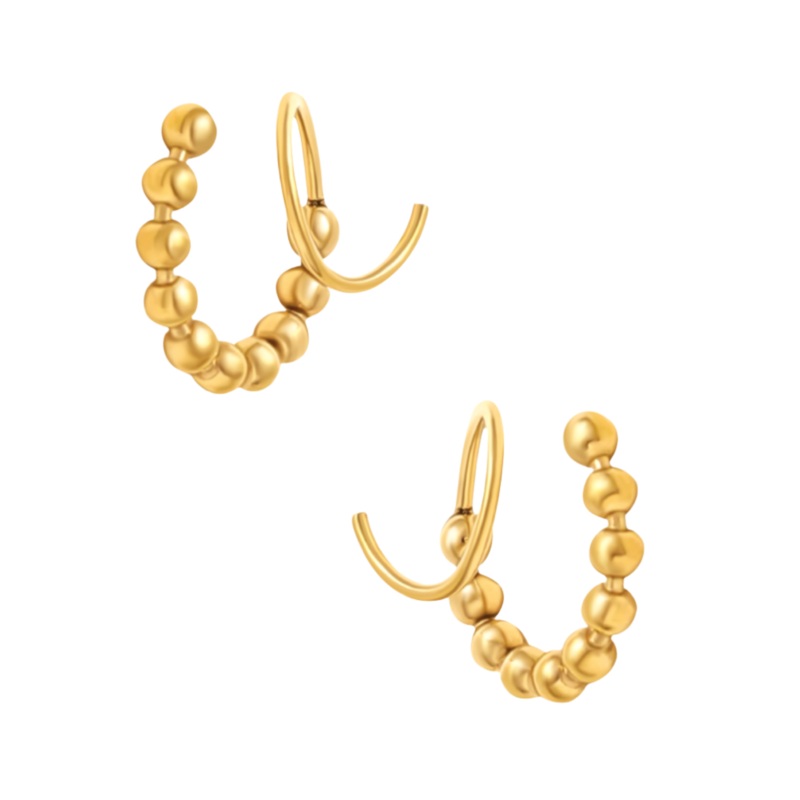 Annie Spiral Beaded Earring