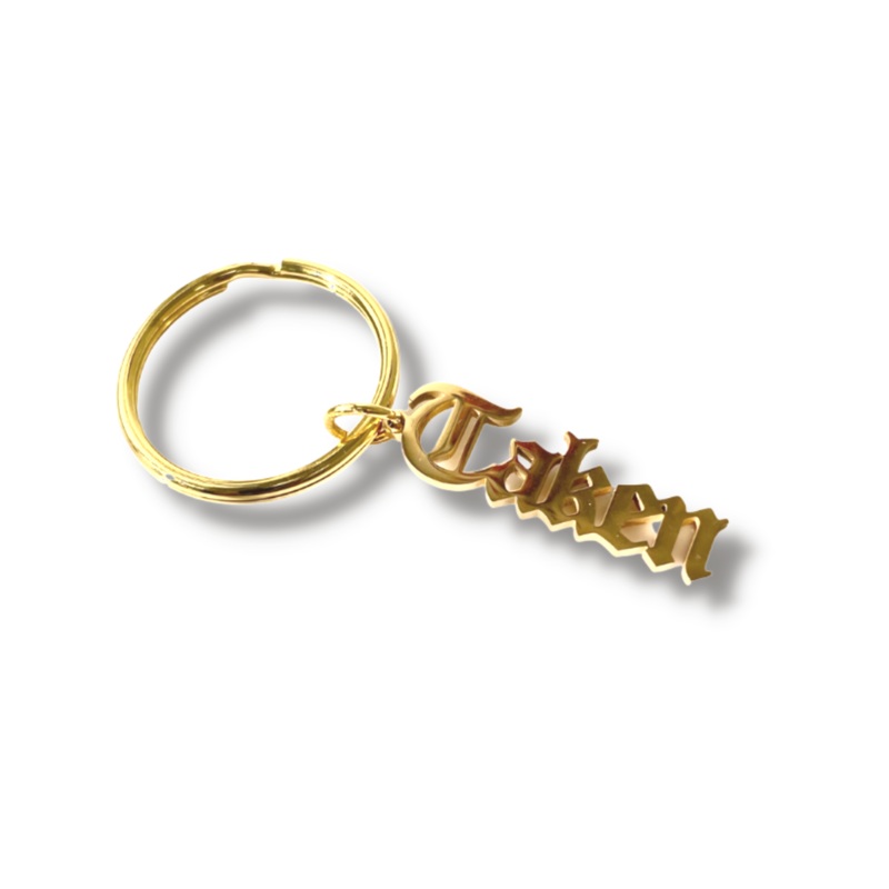 Gothic Taken Charm Keychain