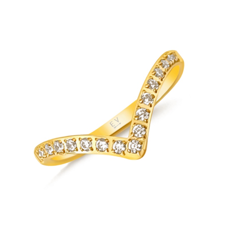 Hadley Dainty Wishbone Ring