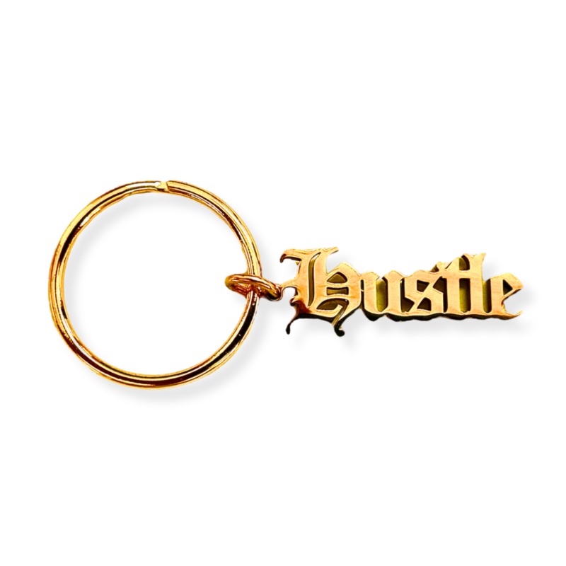 Hustle Charm Keychain