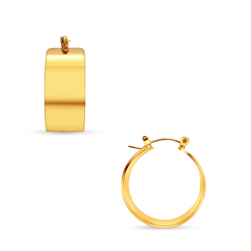 Lia Wide Hoop Earring