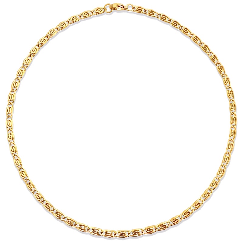 Ornella Snail Chain Choker Necklace