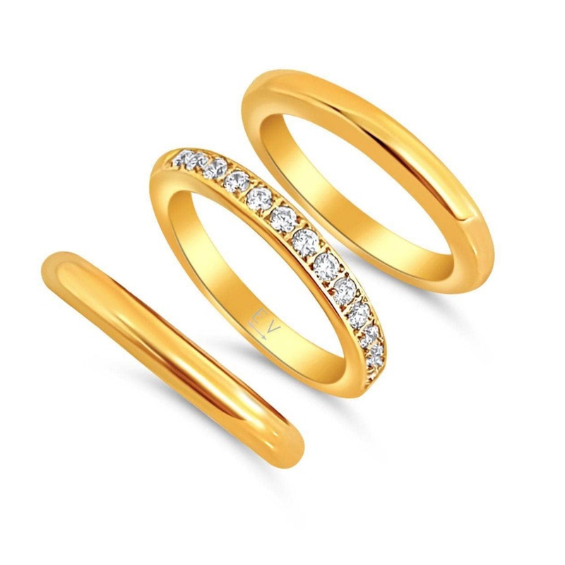 Percy Triple Ring Set